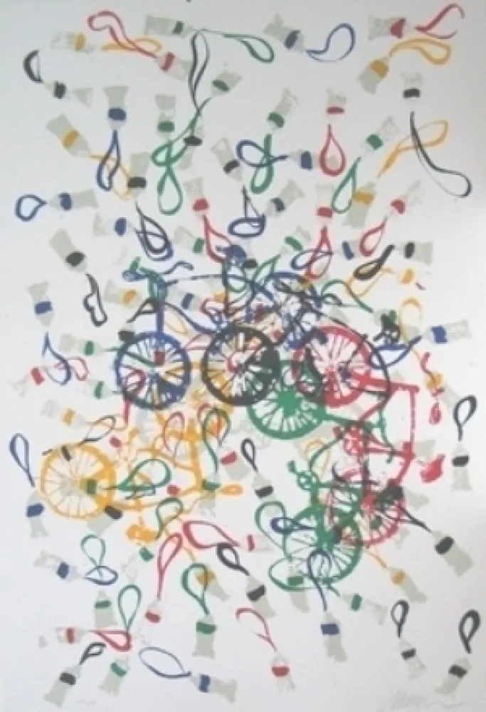 Lithografie Arman - Olympique 92