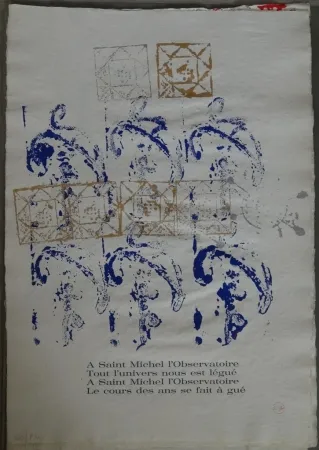 Geïllustreerd Boek Arman - Ritournelle pour Saint Michel l'Observatoire