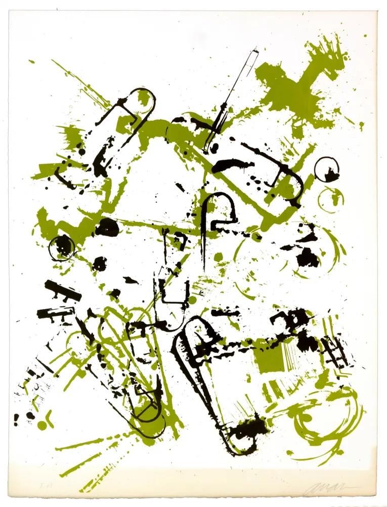 Lithografie Arman - Sans titre