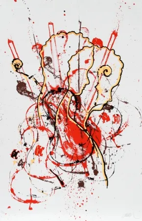 Zeefdruk Arman - Sans titre