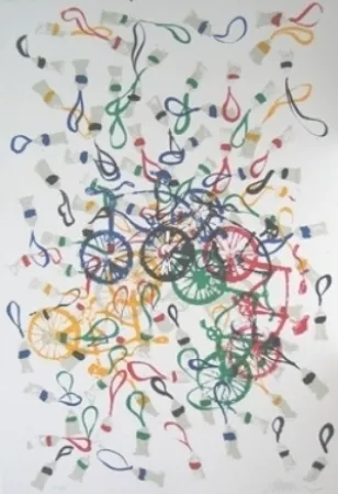 Lithografie Arman - Sans titre