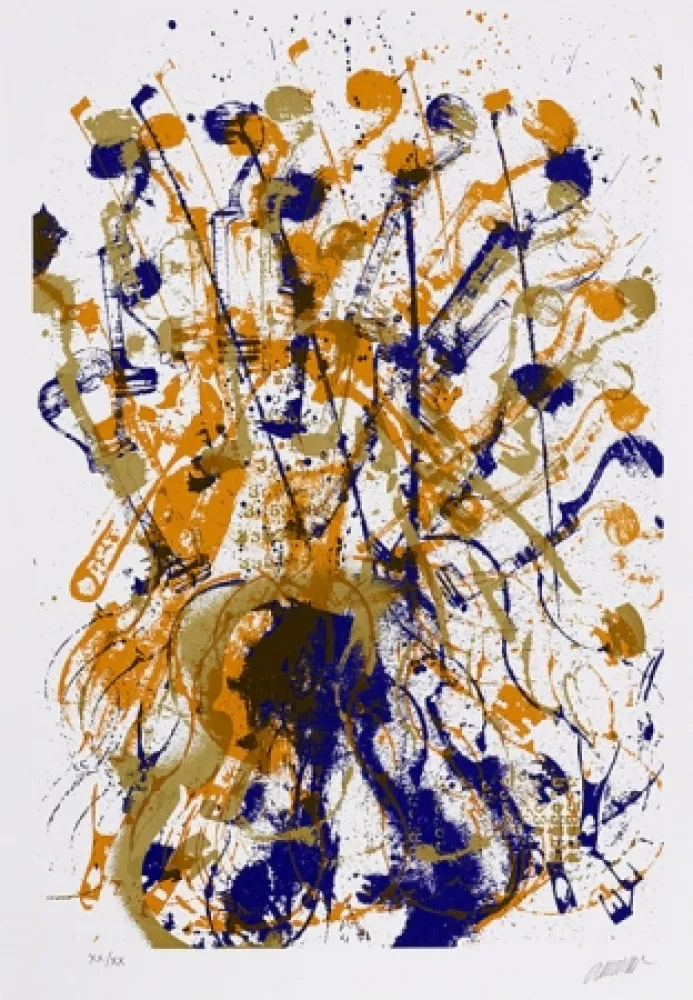 Zeefdruk Arman - Trio à cordes I