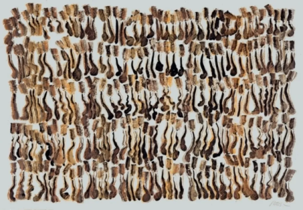 Zeefdruk Arman - Tubes de gouache