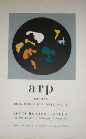 Houtsnede Arp - Bois découpés originaux