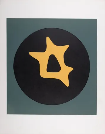 Houtsnede Arp - Composition