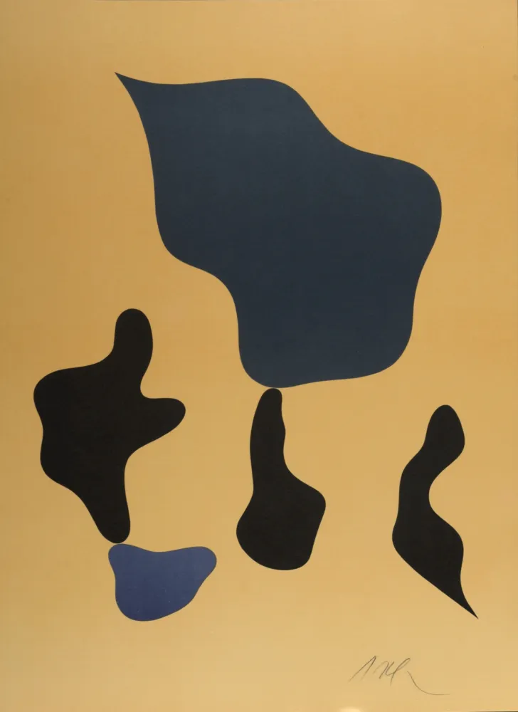 Lithografie Arp - Composition, 1965 - Hand-signed