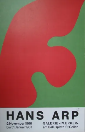 Lithografie Arp - Composition