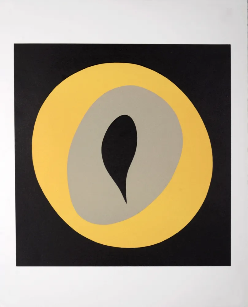 Houtsnede Arp - Composition (B)