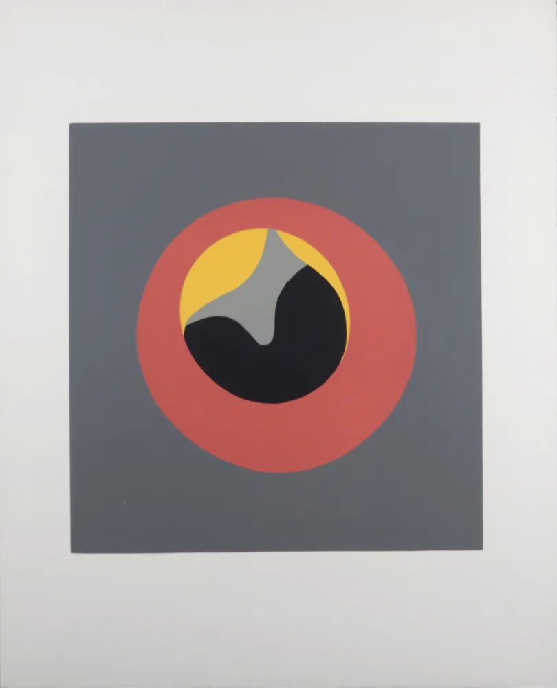 Houtsnede Arp - Composition (D)