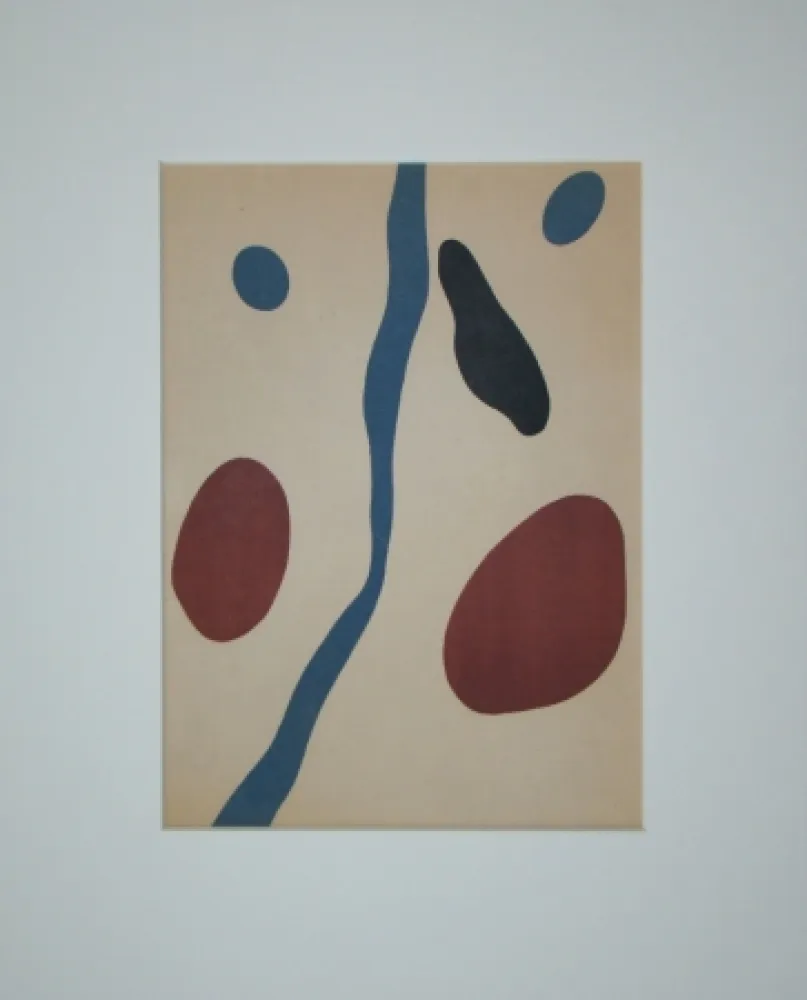 Lithografie Arp - Constellation