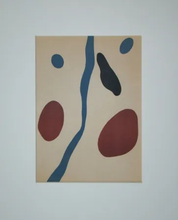 Lithografie Arp - Constellation