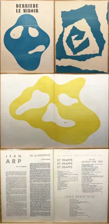Geïllustreerd Boek Arp - Derrière le Miroir n° 33. ARP. Novembre 1950.