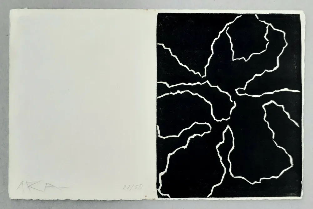 Linosnede Arp - Fleurs