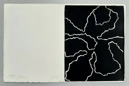 Linosnede Arp - Fleurs