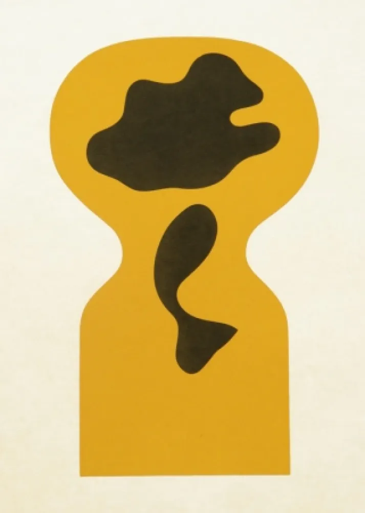 Houtsnede Arp - Le Soleil Recercle 