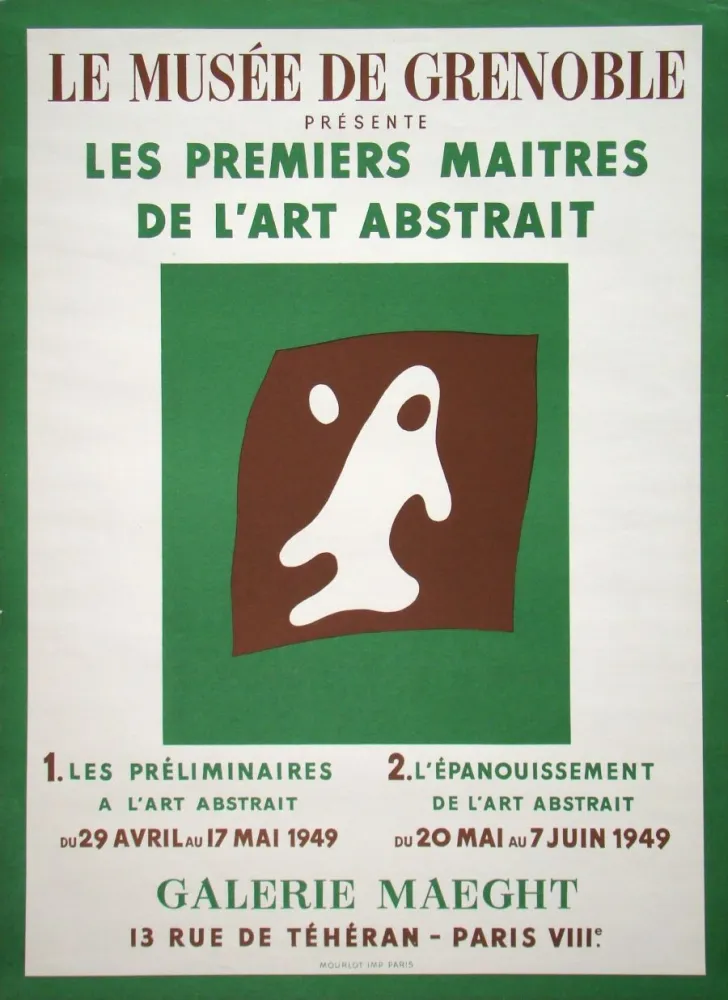 Poster Arp - Les premiers maîtres de l'art abstrait