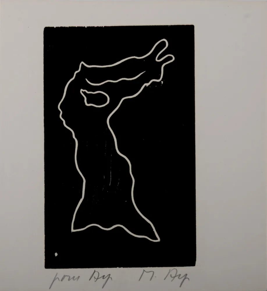 Houtsnede Arp - Multiple Femme VI, 1956