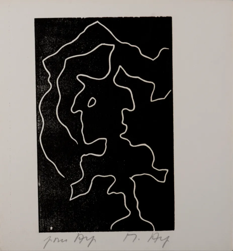 Houtsnede Arp - Multiple Femme VIII, 1956