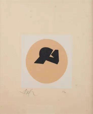 Houtsnede Arp - Soleil recerclé 