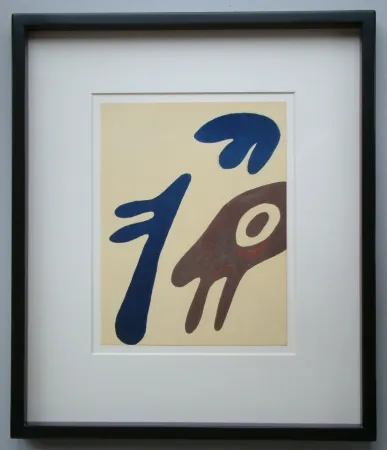 Lithografie Arp - Trois éléments