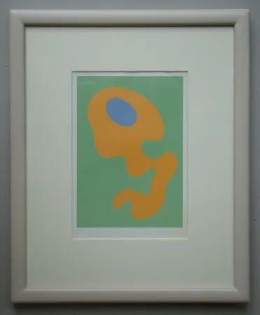 Lithografie Arp - Wolkengeschöpf