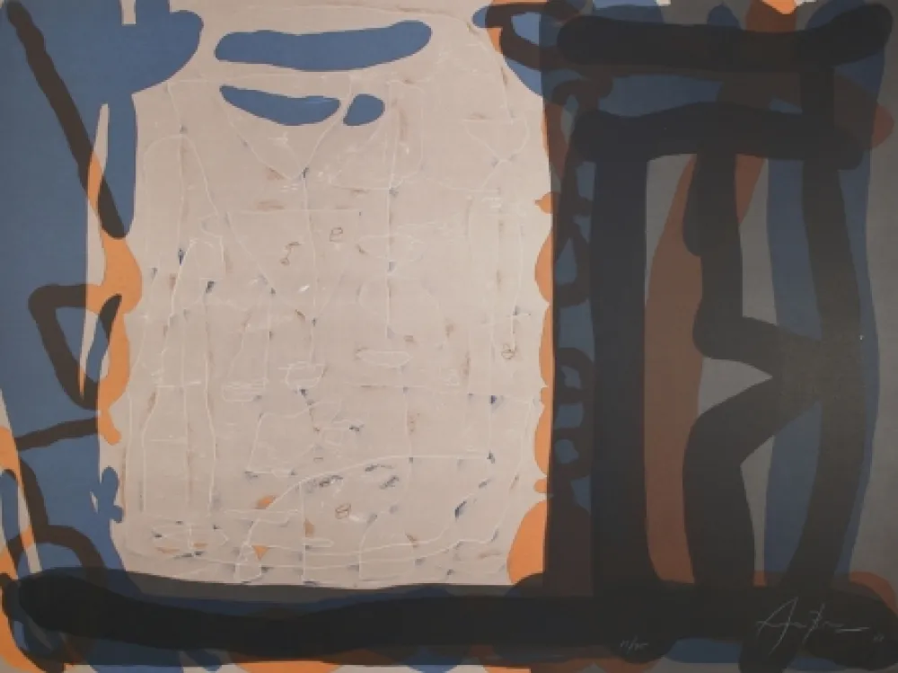 Lithografie Arranz-Bravo - Casa con anaranjada