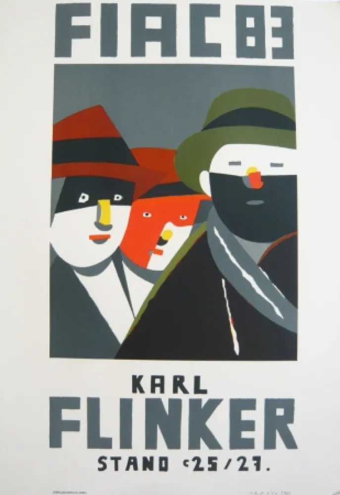 Lithografie Arroyo - FIAC 1983