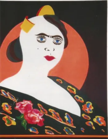 Lithografie Arroyo - La moglie del Minatore p. Martinez, Constantina