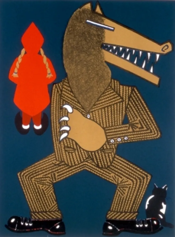 Lithografie Arroyo - Petit chaperon rouge