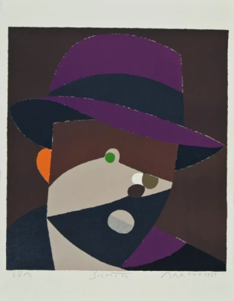 Lithografie Arroyo - Sócrates