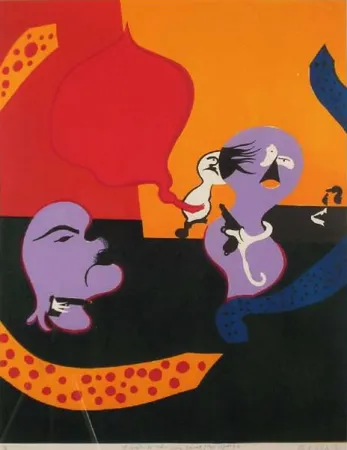 Lithografie Arroyo - UNTITLED