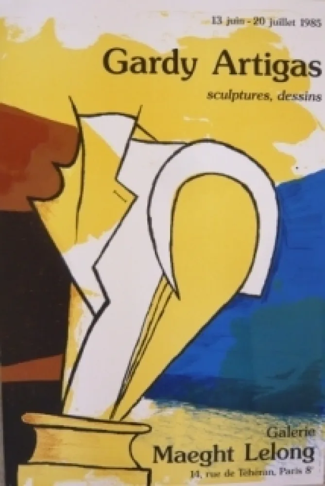 Poster Artigas - Affiche exposition galerie Maeght Lelong
