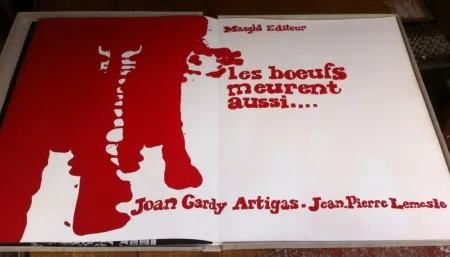 Geïllustreerd Boek Artigas - Les boeufs meurent aussi