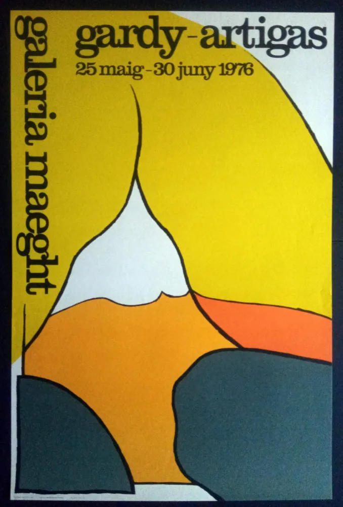 Poster Artigas - Maeght 25 Maig 30 Juny 1976