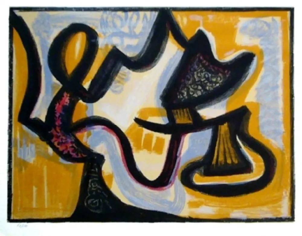 Lithografie Atlan - Le Simoun