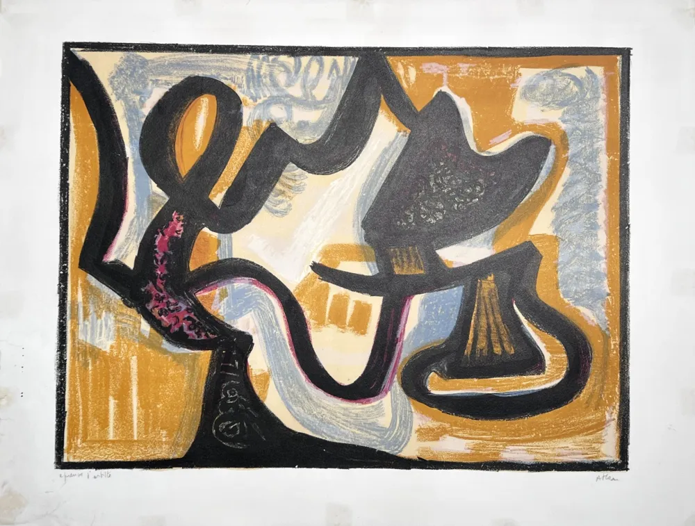 Lithografie Atlan - Le Simoun 