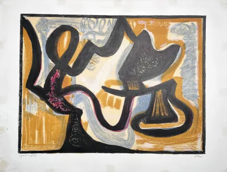 Lithografie Atlan - Le Simoun 