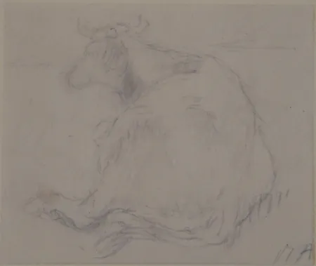 Geen Techniek Auberjonois - Liegende Kuh / Reclining cow