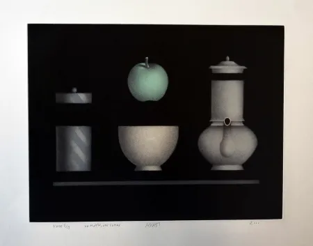 Mezzotint Avati - Un matin, une pomme