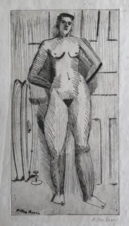 Droge Naald Avery - Standing Nude