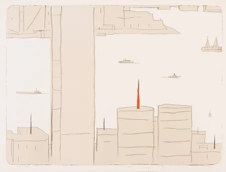 Lithografie Avril - HK - Morning