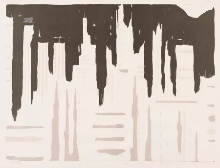 Lithografie Avril - HK - Skyline