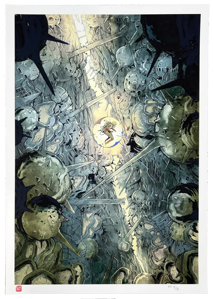 Digitale Print Bablet - Silent Jenny (Argent)