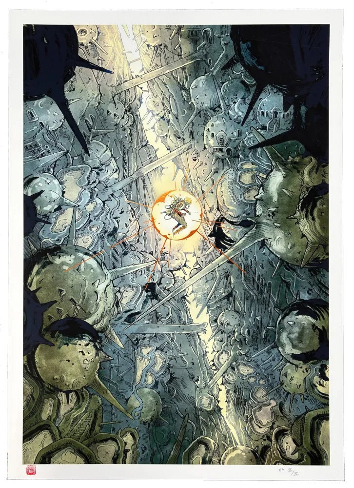 Digitale Print Bablet - Silent Jenny (Cuivre)