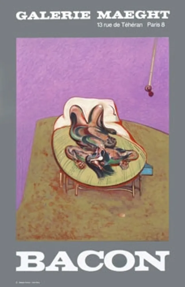 Poster Bacon - Affiche en lithographie