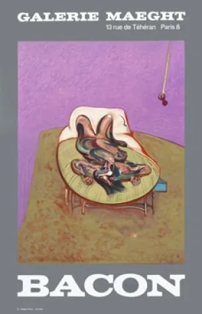 Poster Bacon - Affiche en lithographie