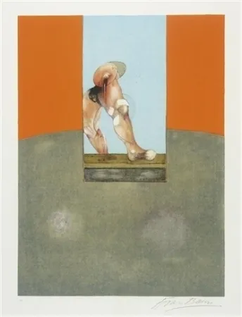 Lithografie Bacon - Etude de tauromachie