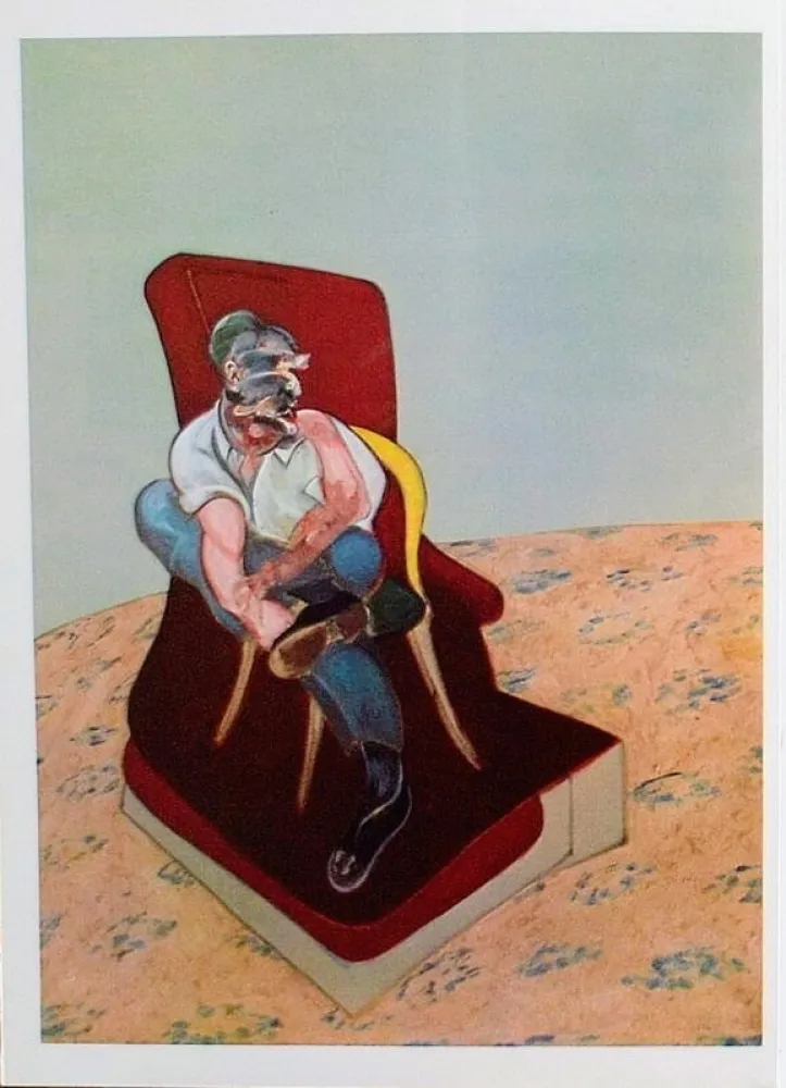 Lithografie Bacon - Francis Bacon - Portrait of Lucian Freud, Original Lithograph, 1966