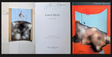 Geïllustreerd Boek Bacon - Hand-Signed catalog - Peintures Récentes - Hand-Signed catalog with invitation, 1984