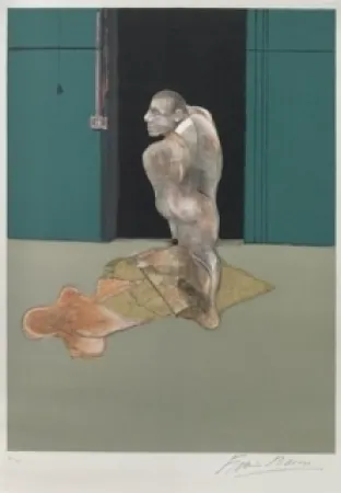 Lithografie Bacon - Portrait of John Edwards 